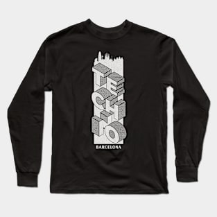 Techno Barcelona Long Sleeve T-Shirt